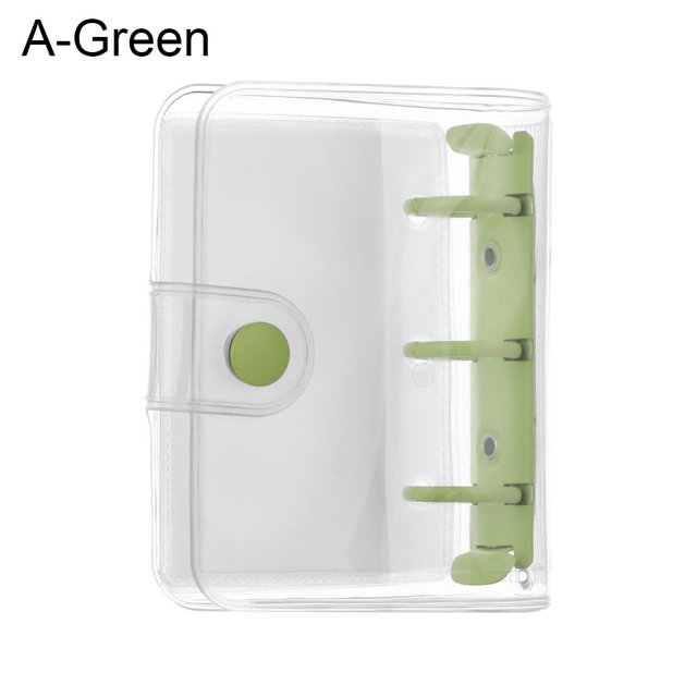Mini File Folder 3 Hole Looseleaf Refill Notebook Cover Hand Account