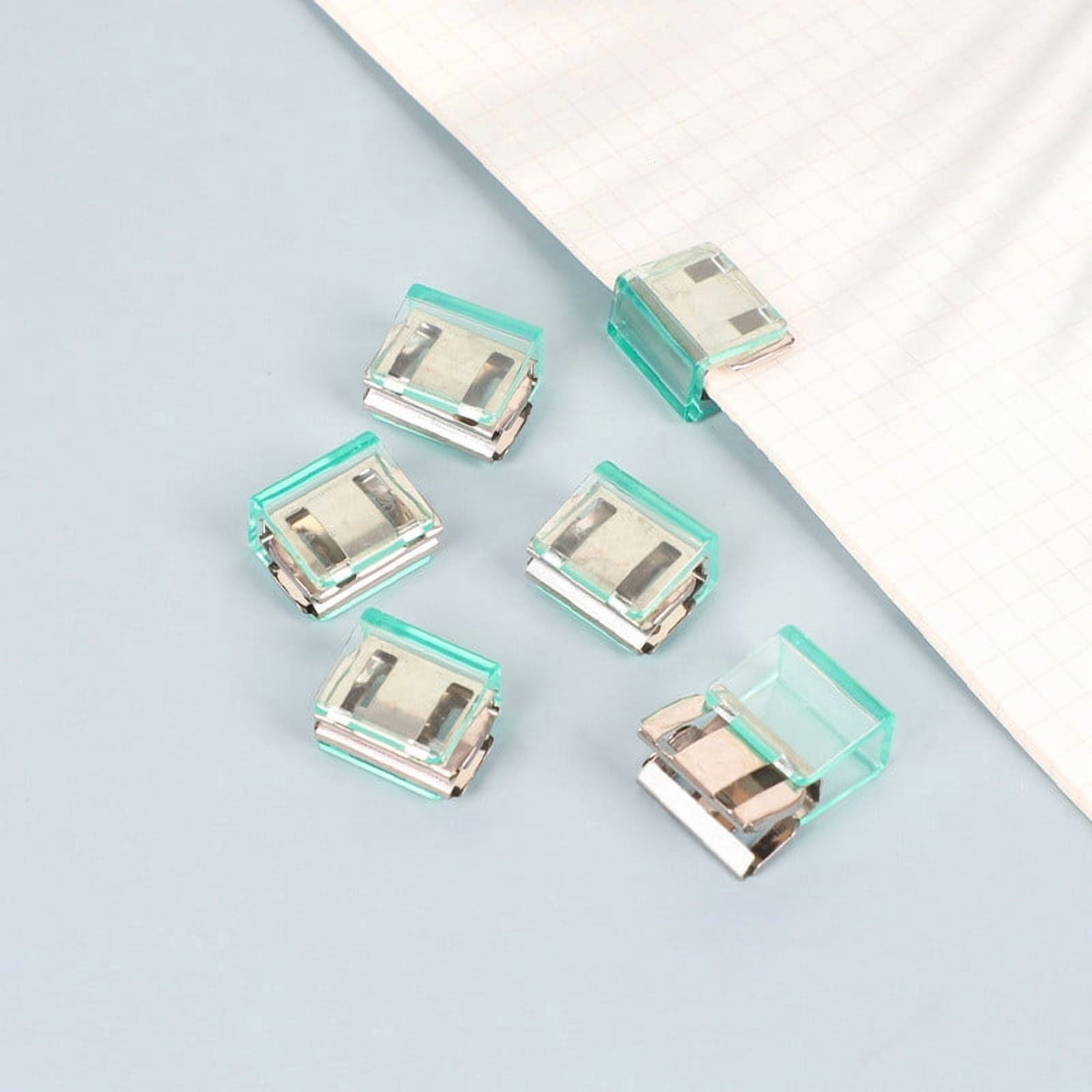 Mini File Folder Clips | Colorful Metal Paper Fasteners | Push-and-Out ...