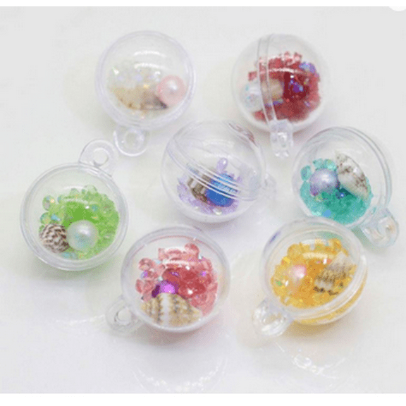 Mini Fillable Round Ball Ornaments - Package of 36