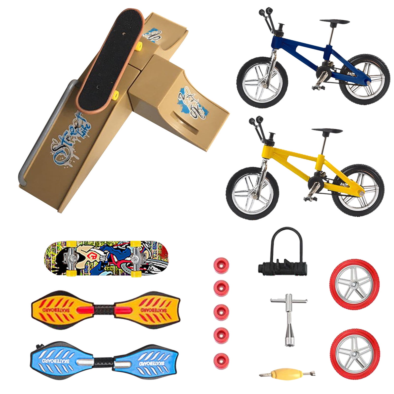 Tech Deck BMX Finger Bike Replica Tech Deck Bike Real Metal Frame Styles Vary Walmart