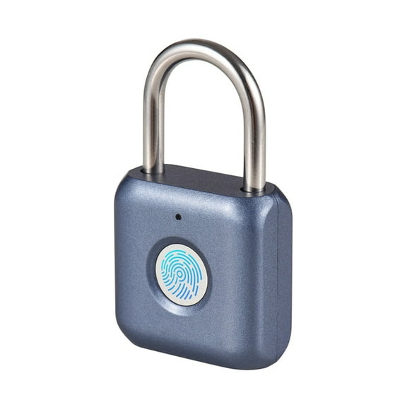 Mini Fingerprint Padlock USB Rechargeable Fingerprint Lock 20 Fingerprints IPX2 Splashproof Anti-Theft Security Padlocks