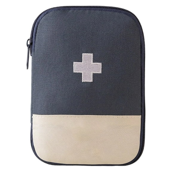 Mini First Aid Bag Empty - Compact Medical Organizer with Section Dividers for Emergency Supplies, Travel, Car, Home, Office, Sport & Outdoor First Aid Kits