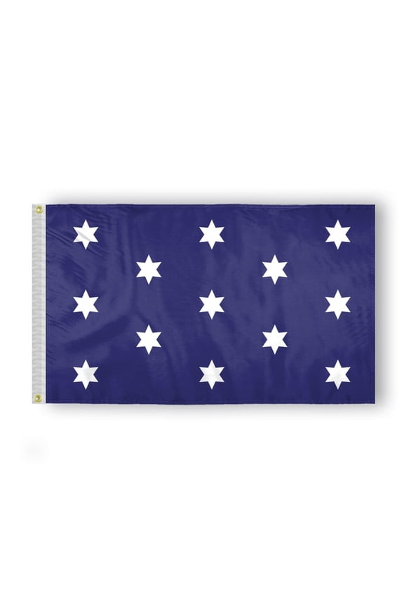 Mini First Navy Jack Don't Tread On Me Historical Stick Flags - 4x6 inch Polyester with 10" Plastic Pole