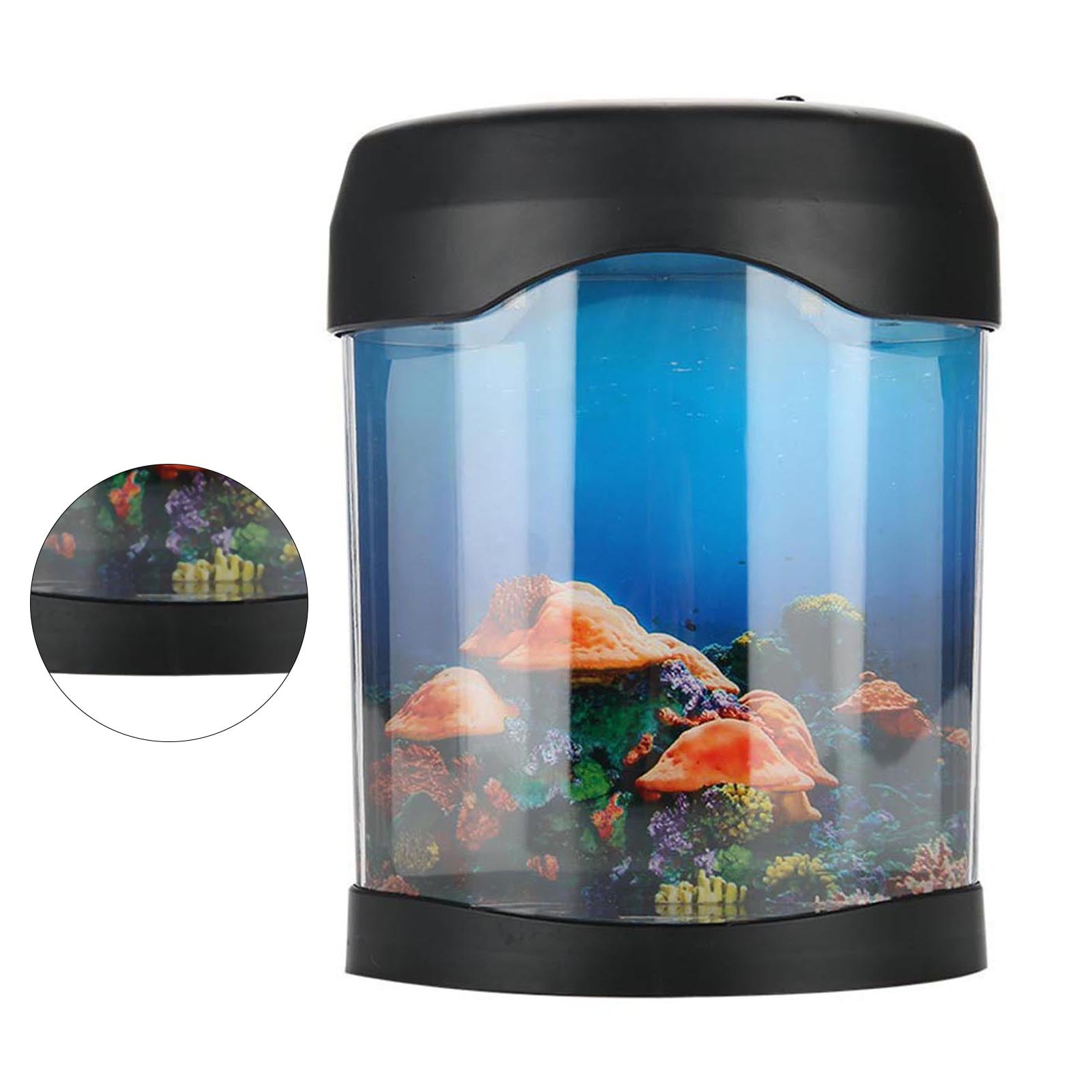Mini Fish , Desk Aquarium, Beautiful For Office Desk Bedroom