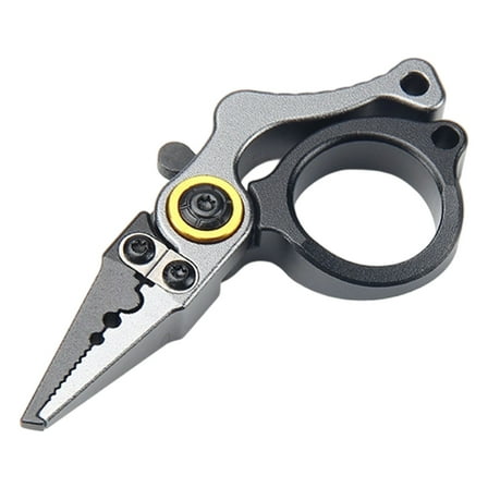 Mini Fishing Pliers With Fly Fishing Retractor Tungsten Steel Shear & Aluminum Body Fly Fishing Saltwater Fishing Gear High Low Rig Sled for Ice Gear Cool Gear Trout Rig Stuff for Kids Trout Mini Ice