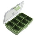 thumbnail image 1 of Mini Fishing Tackle Box 1-8 Compartments for Small Clear PP Waterproof, 1 of 16