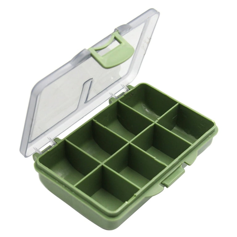 Mini Fishing Tackle Box 1-8 Compartments for Small Clear PP Waterproof - Walmart.com Mini Fishing Tackle Box 1-8 Compartments for Small Clear PP Waterproof - Walmart.com