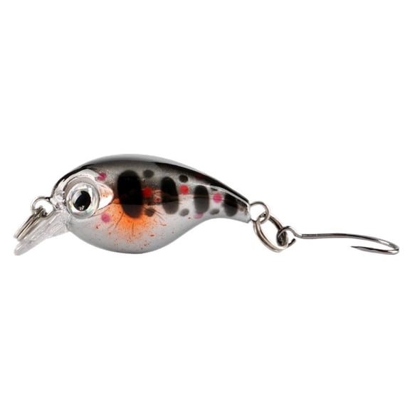 Mini Fishing Wobbler Lures Floating Crankbait For Pike Walleye Bass Hard Ba V2N5