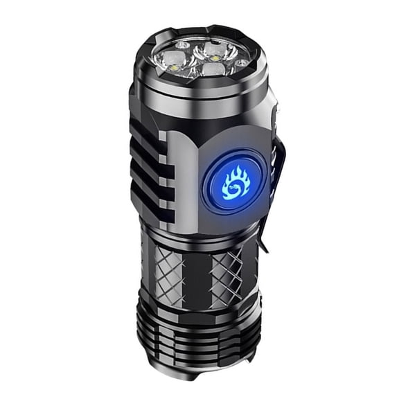 Mini Flash Super Powerful Flashlights Rechargeable Highly Power Flashlights with 5 Modes Waterproof Tactically Torches