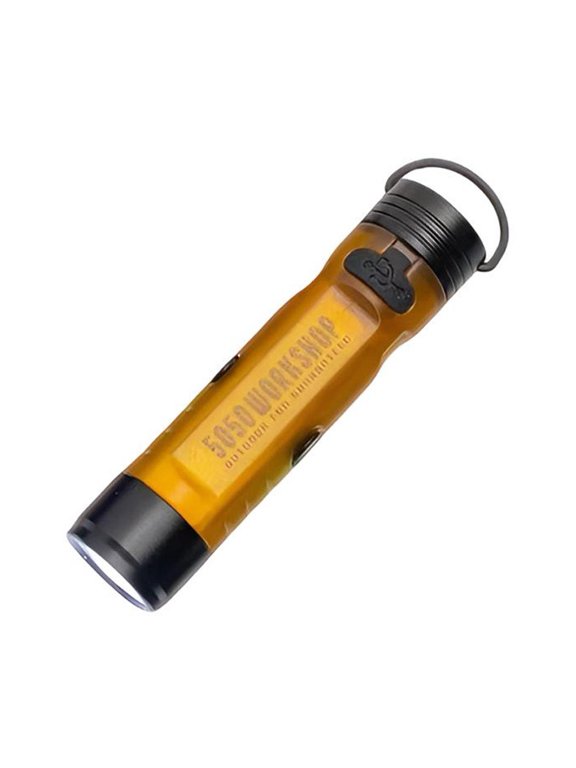Mini Flashlight Aluminum Alloy 350LM Dual Light Type-C Rechargeable IP44 with Magnet Keychain