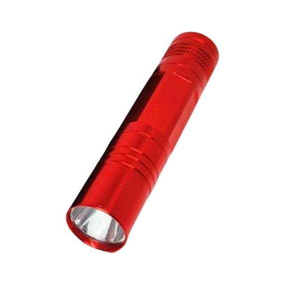 Mini Flashlight, Aluminum Alloy LED Handheld Torches with Lanyard, Assorted Colors, Batteries Included for Party Favors, Night Reading, Camping, Power Outage, Gift to Christmas (Red)