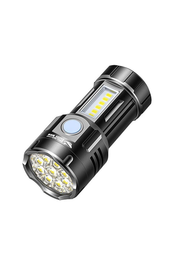 Mini Flashlight Keychain, 800mAh Rechargeable Magnetic COB LED Light with 6 Modes, Portable Outdoor Emergency Tool