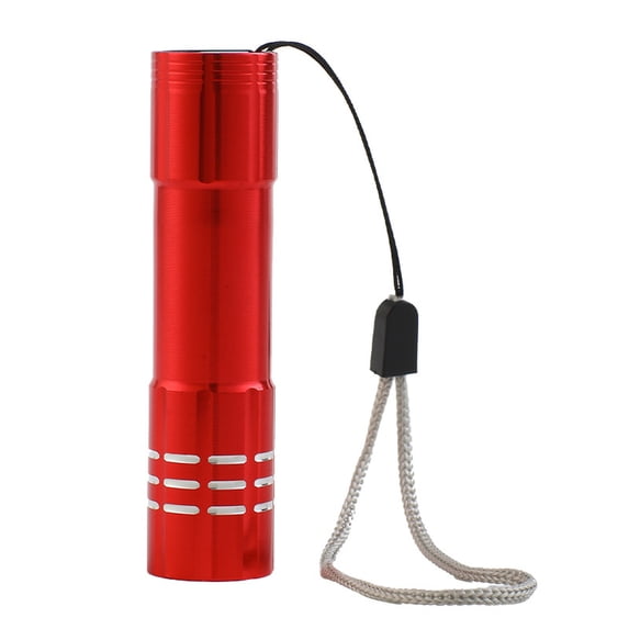 Mini Flashlight Rechargeable | Super Bright Small Led Flashlight | Portable Aluminum Pocket Flashlight for Camping Emergencies, Red