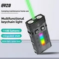 thumbnail image 1 of Mini Flashlight Tactical Flashlight Laser Pointer - RGB Outdoor LED Portable Multifunctional EDC Keychain Light, Long Battery Life & Waterproof, 1 of 11
