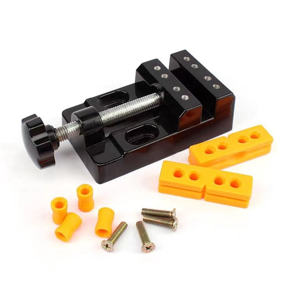 Durable Mini Flat Clamp table Jaw Bench Drill Press Vice Opening Parallel Y4Q0