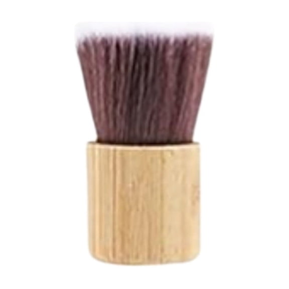 Mini Flat Top Face Makeup Brushes Bamboo Handle & Synthetic Bristles For Liquid, Cream, And Flawless Powder