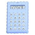 thumbnail image 1 of Mini Flip Keychain Calculator with 8 Digit LCD Screen Portable for Students Office Candy Colors Battery Powered, 1 of 1