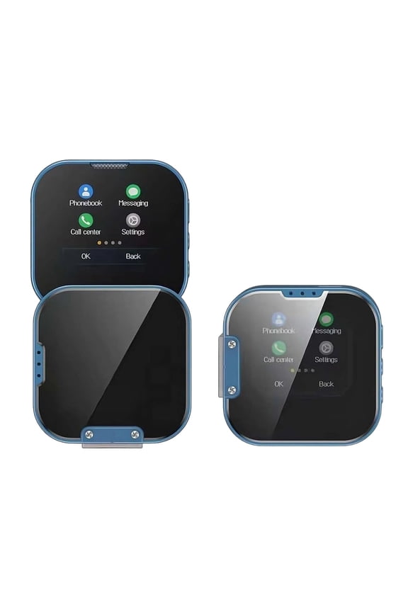 Mini Flip Mobile Phone,1.7" Rotating Screen Foldable Cell Phone,Dual SIM 2G Network with LED Flashlight&Media Player,Smartphone,Cheap Phones‌