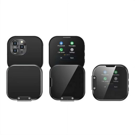 Mini Flip Mobile Phone,Foldable Cell Phone with FM Radio Magic Voice Blacklist Speed Dial Vibration,2 SIM Card Small Display Foldable Cell Phone,Easy to Use,Gift for Father's Day/Mother's Day