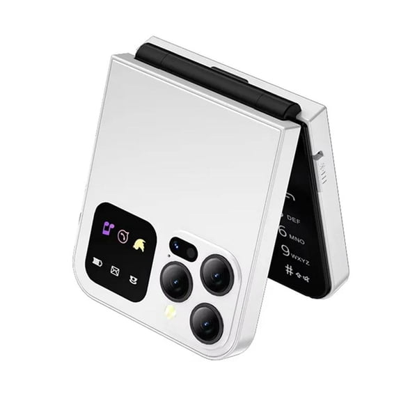 Mini Flip Phone 2.4-inch Screen Dual SIM Dual Standby Type-C Foldable Phone L1