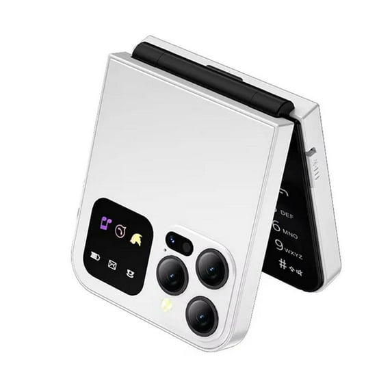 Mini Flip Phone with 2.4-Inch Screen, Dual SIM Dual Standby, Type-C Port, and Multiple Language Support