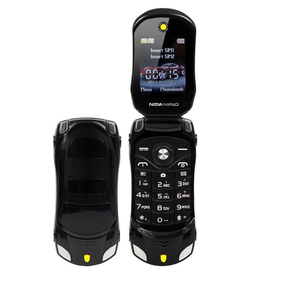 Mini Flip Small Dual SIM Folding Phone MP3 MP4 FM Radio SMS Camera Flashlight