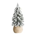 thumbnail image 1 of Mini Flocked Christmas Tree Tabletop Decor, Artificial Snow Frost Xmas Tree 6.3-11.8 Inch Style B, 1 of 7