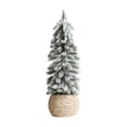 thumbnail image 1 of Mini Flocked Christmas Tree Tabletop Decor, Artificial Snow Frost Xmas Tree 6.3-11.8 Inch Style C, 1 of 7