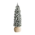 thumbnail image 1 of Mini Flocked Christmas Tree Tabletop Decor, Artificial Snow Frost Xmas Tree 6.3-11.8 Inch Style D, 1 of 7