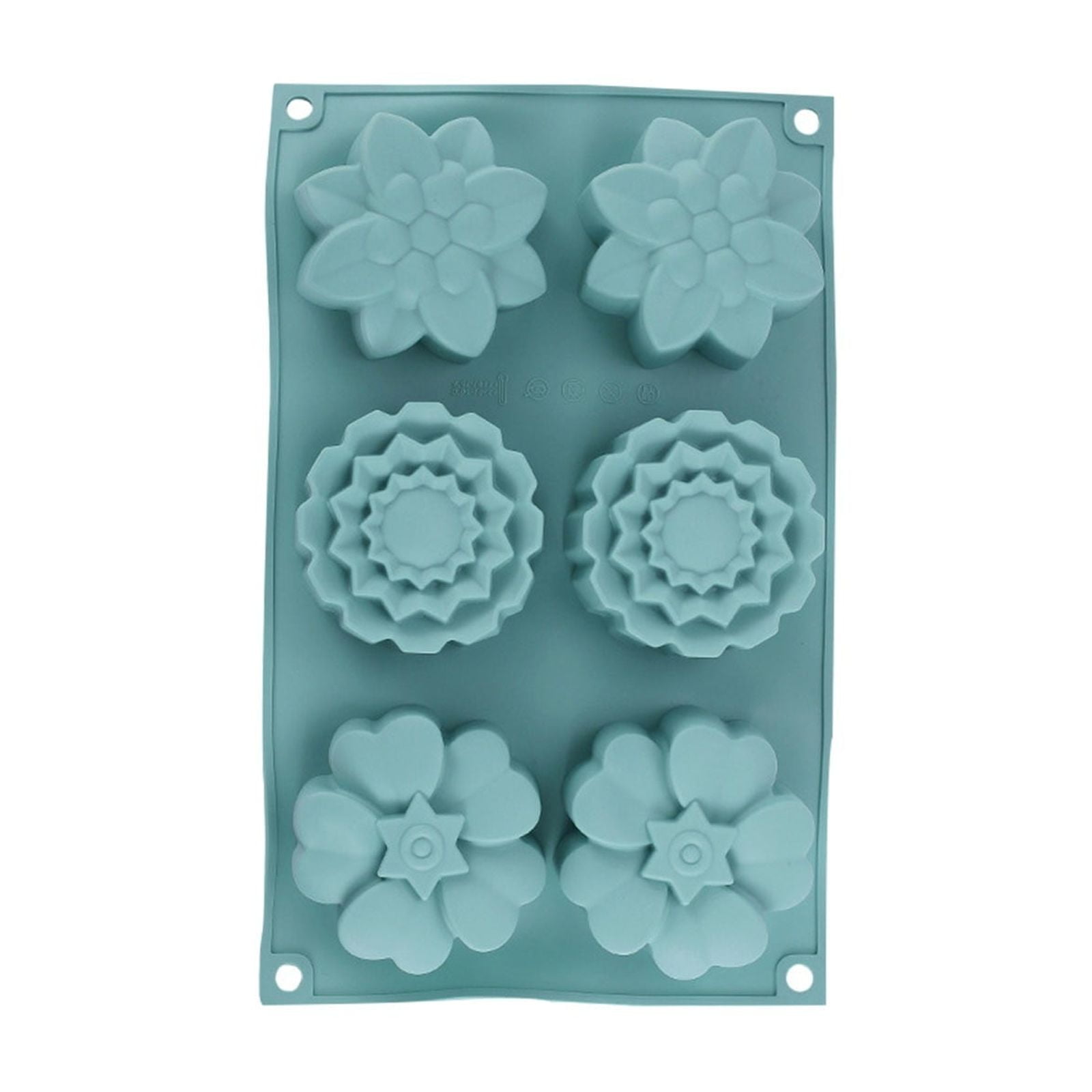 Fudge Border Frame Mini Floral Border Cake for Chocolate Fudge Craft and Homemade Dessert ...