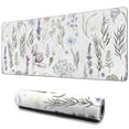 thumbnail image 1 of Mini Floral Flower Mouse Pad - Computer Mousepad with Non-Slip Rubber Base & Smooth Surface, Superb Tracking Accuracy, Ideal for Home, Office & Gaming, 31.5x11.8 Inches - Amp Up Your Work Efficiency, 1 of 7