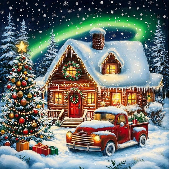 Santa Claus 5D Diamond Painting Kit for Adults Beginners, Round Full Diamond Diamond Dot DIY Gem Painting Picture Crafts Home Wall Decoration, Unframed.
