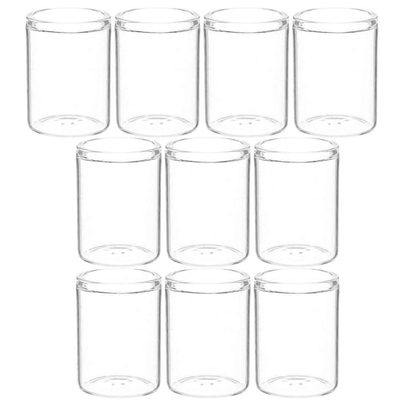 Mini Flower Vase Test Tube Vases For Succulent Planting Home Decor Diameter 30Mm Height 40Mm 10Pcs