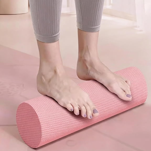 Mini Foam Massage Roller for Back Legs, 30cm Textured High Density EVA Roller for Muscle Relief, Trigger Point Pink(wxx)
