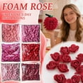 thumbnail image 1 of Mini Foam Roses Artificial Flowers Bulk, Foam Small Flowers Heads for Crafts, Fake Roses for Decoration, Tiny Flowers 600 Pcs, 1 of 9