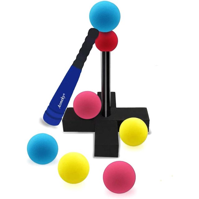 Mini Foam Tball Set for Toddlers Best Baseball T Ball Toys for Kids