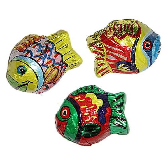 Mini Foiled Milk Chocolate Fish - Bulk Bags