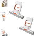 thumbnail image 1 of Mini Foldable Desktop Mop,Mini Sponge Mop,Wet and Dry Use Cleaning System, Mini Portable Mop -Self Squeezing Wet DryMop,Mini Cleaning Sponge Mop (Orange-2pcs), 1 of 7