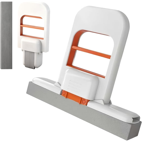 Mini Foldable Desktop Mop – Mop for Wet & Dry, Portable Self-Squeeze Sponge Cleaning Tool,for Home & Car – Ideal for Kitchen, Bathroom, Glass, Dining Table