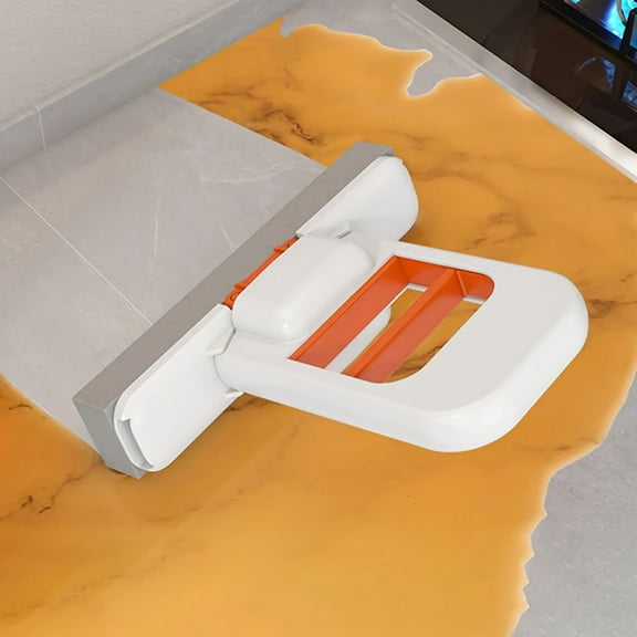 Mini Foldable Sponge Mop with Built-In Self-Squeeze – Compact Wet & Dry Cleaner for Countertops, Tiles, Windows, Bathroom & Kitchen Use