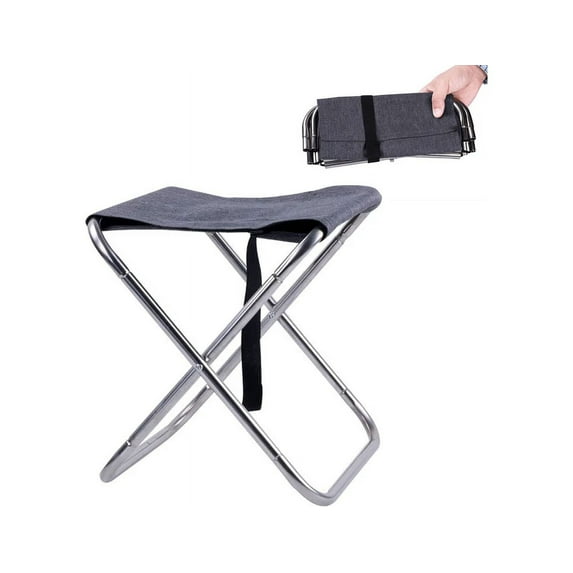 Mini Folding Camping Stool, Small Portable Stools for Outdoor Hiking BBQ Rest, Light Fishing Seat for Adults
