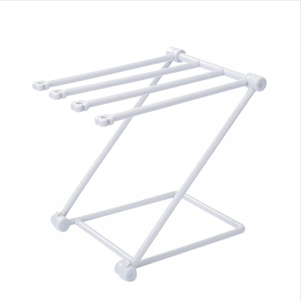 Mini Folding Cloth Storage Rack Kitchen Countertop Dishcloth Drying Rack Cup Hanging Rack Walmart