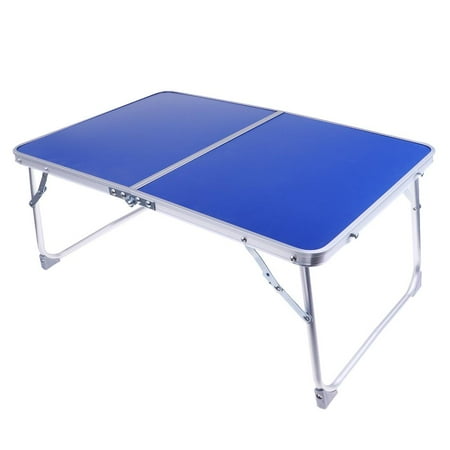 Mini Folding Desk Table Camping BBQ Party Room in Blue