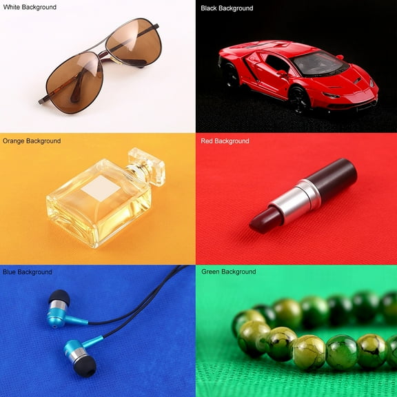 Mini Folding Lightbox Photography Photo Studio LEDs Panel Light Soft Box Photo Background Kit