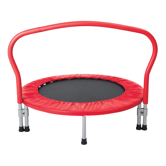 Open Box Mini Folding Trampoline, 36 Inch Diameter, For Kids 3+, by MinnARK