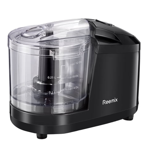 Mini Food Chopper  Small Electric Food Processor, 350ml Compact Vegetable Blender, Removable bowl, lid & blade, Simple one-button operation, 100W