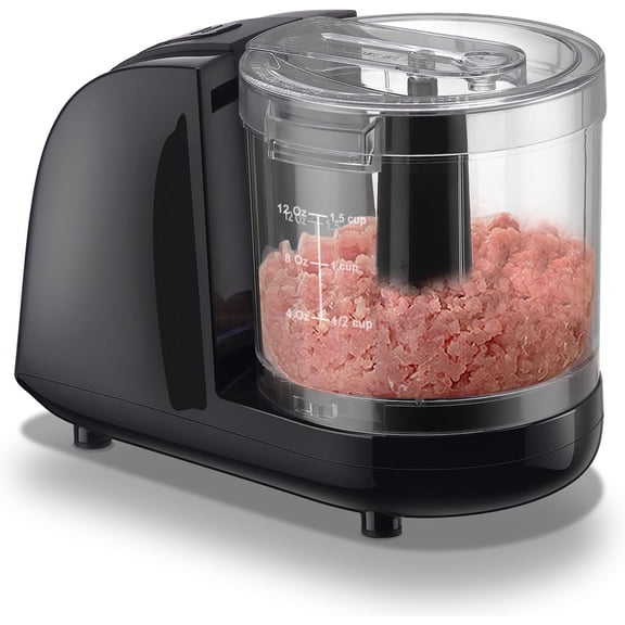 Mini Food Processor,1.5 Cup Mini Chopper for Cutting Vegetable, Garlic,Onion and Meat
