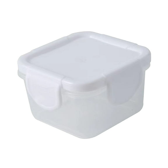 Mini Food Storage Box with Lid, 2.4 Inch Small Square Food Container Box, Thickened Thermal Box Transparent Storage Box