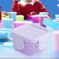 thumbnail image 1 of Mini Food Storage Containers with Lids, Small Airtight Leakproof Lunch Box for Kids Snacks & Leftovers, BPA-Free Plastic, 60ML, Purple, 1 of 4