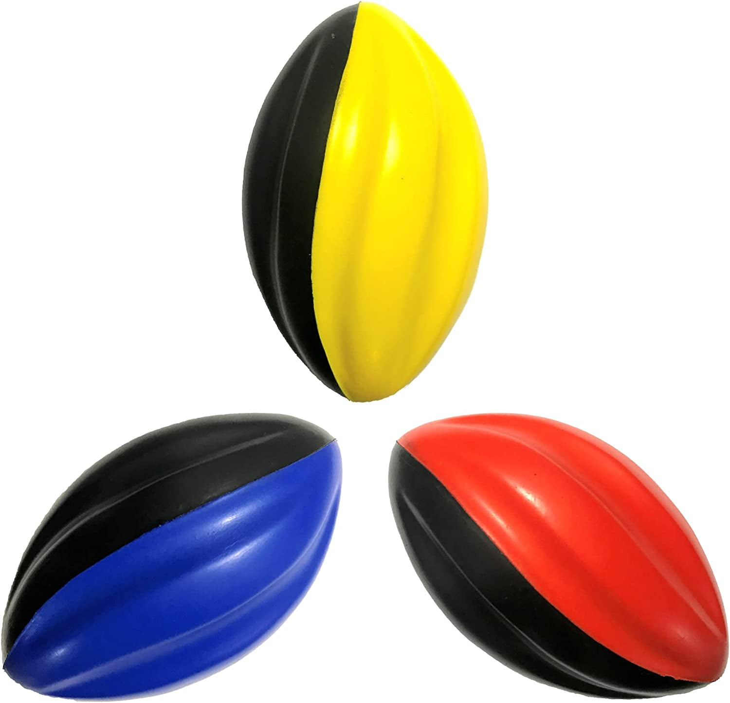 Mini Football 3Pack HighQuality Foam Footballs for Kids Perfect Party Favors & Stress